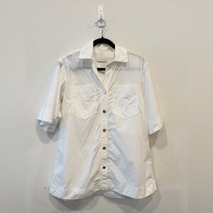 Sandro White Collared Shirt